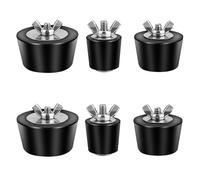 JianPI Pool Plugs for Inground Pool 6pcs Rubber Pool Winterizing Plug Swimming Pool Leak Proof Winter Expansion Plug Pool Plugs Winter Outdoor Accessorie
