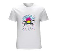 JIANSHANG Jeffree Star Cupcakes Taste Like Violence Summer T-Shirt for Men White M