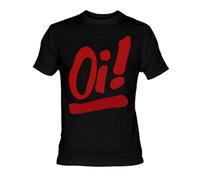 JIANSHANG Oi! T Shirt Similar to Cock Sparrer Cockney Rejects Booze & Glory Perkele 4Skins Black XL