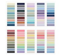 JIANTA 2000 Pcs Sticky Tabs, Morandi Book Tabs Writable Page Markers