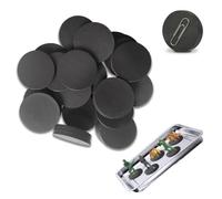 Jianwen Miniature Magnetic Model Bases 0.98inch 60pcs - Perfect for D&D, Tabletop Games & Model Building