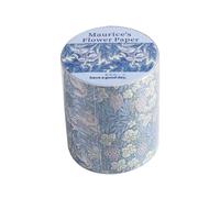 JIANWU Maurice'S Flower Paper Series Vintage Plant Floral Pattern Landscape Material Collage Tape
