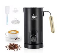 Jianyana Milk Frother Electric 5 in 1 Automatic Milk Frothers 350ml Large Capacity Hot Cold Foam Maker Milk Steamer Coffee frother Silent Operation for Coffee, Cappuccinos, Macchiato, Latte