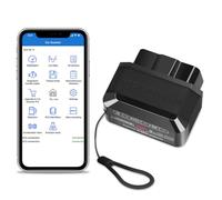 jianyana OBD2 Code Reader, OBD2 Scanner Bluetooth Universal Car Engine Fault Code Reader Car Diagnostic Scanner Diagnostic Scan Tool with BMW Ford VW Audi All OBDII Vehicles（Black）