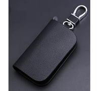 JIANYEDAJUN Pouch for Car Keys for Land Rover Range Rover Evoque, Leather Key Cover Replacement Key Safety Protector Anti-theft and Scratch-Resistant Remote Entry Accessories,No window-A