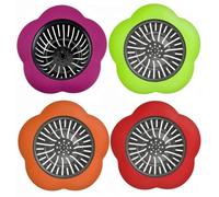 Jianyi 4 Pack Sink Strainer, Kitchen Sink Drain Filter Basket, Plastic Cute for Acrylic Paint Pouring - multicolor