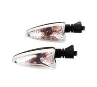 JIANYISR Indicator Light Compatible With Aprilia For SXV 550 2008-2010 SL 750 Shiver 2007-2014 Motorcycle Front/Rear Turn Signal Indicator Light Blinker(120mm Clear)