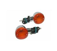 JIANYISR Indicator Light Compatible With Honda For Magna 250 750 Steed 400 600 Shadow Motorcycle Front&Rear Turn Signal Lights(Rear pair)