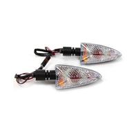 JIANYISR Indicator Light Compatible With Triumph For Daytona 675 675R Tiger 800 800XC 1050 Motorcycle Front Rear Turn Signals Light Blinker(Front-Clear)