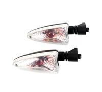 JIANYISR Indicator Light Motorcycle Turn Signal Indicator Light Blinker Lamp Compatible With Aprilia For SXV 550 2008-2010 SL 750 Shiver 2007-2014(Clear 120mm)