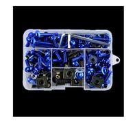 JIANYISR Motorcycle Bolts Motorcycle Complete Fairing Bolt Screws Kit For Suzu&ki For GSXR1000 For K5 2005 2006(Blue)
