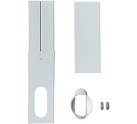 JIANZHENKEJI Sliding Window Seal | Mobile Air Conditioner Replacement Window PVC Seal Bracket | Multipurpose Window Vent, Suitable for Portable A/C with 5.1inch/13cm Air Conditioner Diameter Hoses
