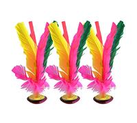 Jianzi 6 Pack Kick Shuttlecocks Colorful Feather Chinese Jianzi Foot Feather Sports Toy