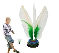 Jianzi Outdoor Activity - Flying Shuttlecock for Feet | Jianzi Chinese Foot Game, Jianzi Ball for Practicing, Sport Jianzi Set, Jianzi Skill Development, Feather Shuttlecock for Feet Exercise