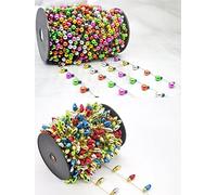 JIAOAO 2 Rolls 5M Dollhouse Christmas Light Strings - Colorful Miniature Lights for Christmas Decoration (No Power)