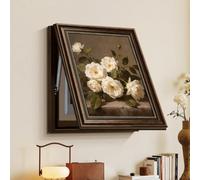 JIAOCKJIAO Electric Meter Box Decorative Painting, Flip-Up Fuse Box Cover