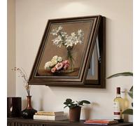 JIAOCKJIAO Electric Meter Box Decorative Painting, Flip-Up Fuse Box Cover