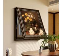 JIAOCKJIAO Electric Meter Box Decorative Painting, Flip-Up Fuse Box Cover