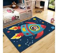 JIAOJING Cartoon Carpet Crawling Mat Kindergarten Early Education Center Flying Chess Game Pattern Mats Anti-Slip Rug 120x160CM