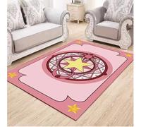 JIAOJING Cartoon Magic Card Carpet Rug For Living Room And Bedroom Decor Girl'S Room Bedside Soft Floor Mat Coffee Table Rug 160x280CM