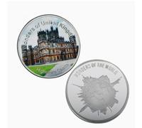 JIAOJING Commemorative Coin British Architecture Silver Plated Souvenir Coin Collection Gift Medal