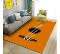 JIAOJING Music Note Carpet Area Rug Living Room Bedroom Soft Study Dining Home Office Entry Door Indoor Decorative Floor Mat 160x230CM