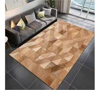 JIAOJING Wood Grain Pattern Carpets For Living Room Decoration Non Slip Floor Mat Bedroom Kitchen Doormats Home Sofa Area Rugs 140x200CM