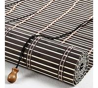 JIAOLUN123 Retro Style Bamboo Roller Blind Roman Blinds Bamboo Roll Windows Natural Shade Curtain Shutter Partition Door Curtain for Windows Garden Sunshade,Customizable (70 x 140 cm)
