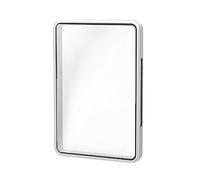 JIAONASHIJIA Suitable for 35pt BGS Rated Cards Slab Display Case Stackable Magnetic Closure Full Aluminium Metal Frame Rated Card Cases Holder Box Display Case Protector Silver