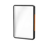 JIAONASHIJIA Suitable for 55pt BGS Rated Cards Slab Display Case Stackable Magnetic Closure Full Aluminium Metal Frame Rated Card Cases Holder Box Display Case Protector Black Orange