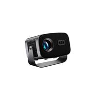 JIAONE Full HD Projector 1080P, Portable Projector, 360° Rotation, Electric Focus, Automatic Step Correction, Hdmi/Usb/3.5 Audio Interface, Compatible with Mobile TV/Tablet/Smartphone/D Console