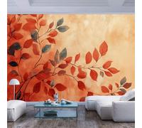 JIAOQSS 3D Wallpaper Murals Leafy Pattern Modern Minimalist Style Leafy Pattern Modern Minimalist style3D Children's Room Wall Art Poster Picture Boy Girl Bedroom Gift Decoration Wall Photos