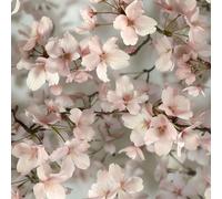 JIAOQSS Peel and Stick Wallpaper Pink Cherry Blossoms Self Adhesive Wallpaper Waterproof Furniture Wallpaper DIY Removable Wall Protection Film for Living Room Bedroom