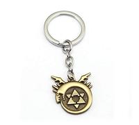 JIAORLEI Fullmetal Alchemist Keychain Edward Metal Key Ring Holder Anime Jewelry Car Handbag, As Shouw, As shouw