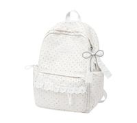 JIAPIKA Backpacks Laptop Backpacks College Middle School, White