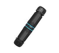 JIAPIKA Cable Joiner Sealed RJ45 CAT6 Ethernet Connector, Female-Female Coupler, M25 Threaded Case for Outdoor Camera Cabling Tasks, 1 Pack