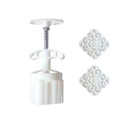 JIAPIKA Moons Cakes Mold Press 75G with Two Stamps