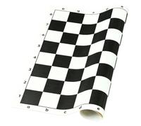 JIAPIKA Nonslip International Chess Mat Rolls Up Chess Board Rollable Chessboard PU Leather Chesses Mat Rollable Chessboard Board