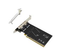JIAPIKA PCIe to SFF-8654 Adapter Card, Two-Port Full-Height Bracket, Gen4 Storage Board for SSD Validation, Server Expansion, Workstation NVMe Links