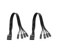 JIAPIKA Power Reset LED Wire Adapter Cable, Black 20CM