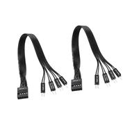 JIAPIKA Power Reset LED Wire Adapter Cable, Black 30CM