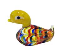 JIAPIKA Shelf Decor Glass Animal Figurine Small Freestanding Accent, D