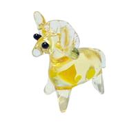JIAPIKA Shelf Decor Glass Animal Figurine Small Freestanding Accent, P
