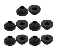 JIAPIKA Windshield Washer Pump Seal Grommet Rubber Replacement Part 443955465, 16.3 Mm Main Diameter, 10 Pack for Washer Reservoir Service