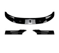 JiAQen Car Front Bumper Lip For BMW 5 Series F10 F11 M Sport 2011-2017,Car Front Spoiler Lip Diffuser Guard Cover Car Styling Accessories,A-Glossy Black