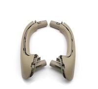 JiAQen Car Interior Door Handle Cover Trim Fit For Benz C55 AMG 2005 2006,Car Inner Door Pull Handle Car Interior Door Handle Cover Mount Front Left/Right,A-Beige-2pcs