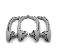 JiAQen Car Interior Door Handle Cover Trim Fit For Benz C55 AMG 2005 2006,Car Inner Door Pull Handle Car Interior Door Handle Cover Mount Front Left/Right,A-GRAY-4pcs