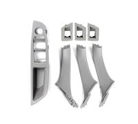 JiAQen Car Interior Door Handle Cover Trim Fit For BMW 5 Series F10 F11 523i 525i 528i 530i 2010-2017,Car Inner Door Pull Handle Car Interior Door Handle Cover Mount Front Left/Right,Grey
