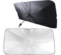 JIAQINF Car Windscreen Cover for Toyota ALPHARD I 2002-2008 Foldable Windscreen Sun Shade Blocks UV Raye 360° Rotation Easy to Store and Use Fit