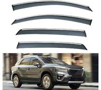 JIAQINF Wind Rain Sun Guard Deflectors Set for Suzuki SX4 S-Cross Frontier MK3 2021,Side Window Sun Rain Guard of Protector Cover,Window Protector Cover Accessories.